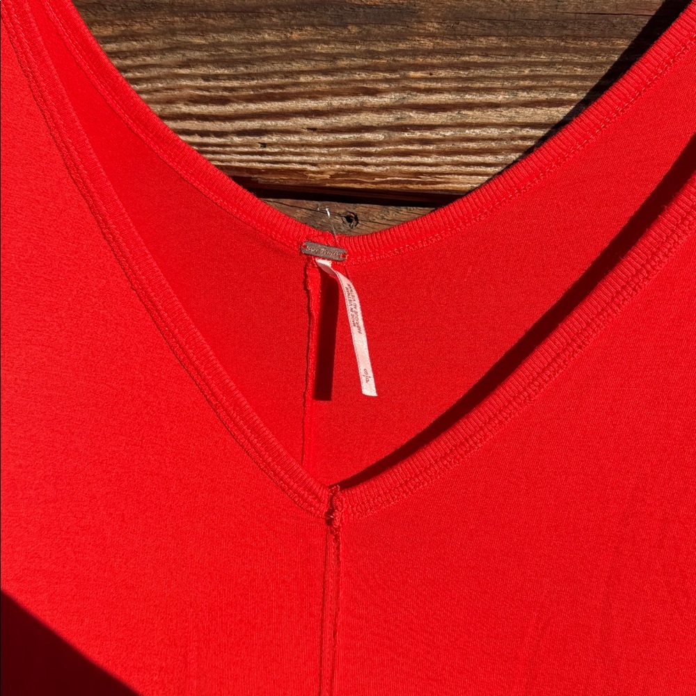 Free people blouse ribbed long sleeve - Picture 4 of 6